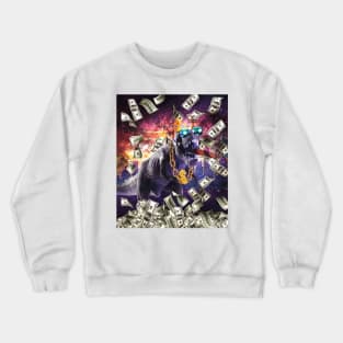 Bling Money Dinosaur Thug Crewneck Sweatshirt